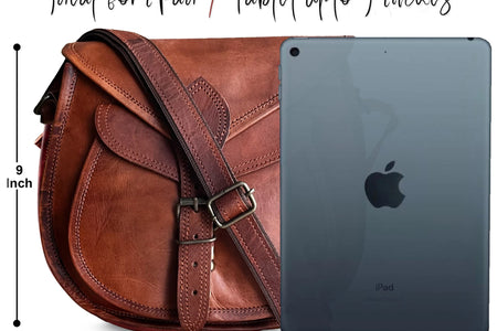 Women Leather Handbag 11" Fashion Crossbody Sling Bag Ladies Purse Travel Tote Satchel Hobo Shoulder Messenger Bag Vintage Gift by