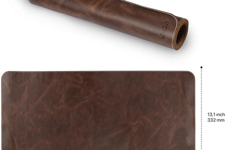 Top Grain Leather Extended Mouse Pad - Desk Mat
