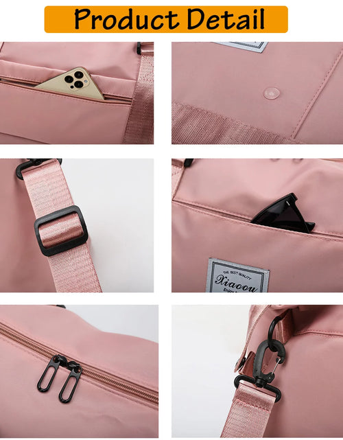 Load image into Gallery viewer, Travel Duffel Bag Sports Tote Gym Bag Shoulder Weekender Overnight Bag for Women Gym Accessories for Women
