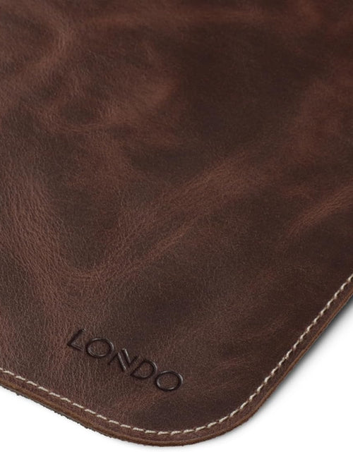 Load image into Gallery viewer, Top Grain Leather Extended Mouse Pad - Desk Mat
