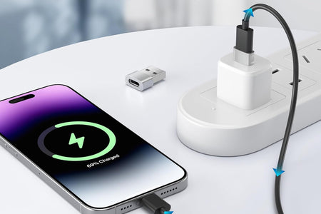 for Iphone 17 16 Car Charger Adapter 3Pack,Usb Male to USB C Female Adapter,Type C Cable Converter for Apple Air 16E 15 Pro Max Plus,Iwatch 11 10,Airpods Pro 3,Ipad Mini,Samsung Galaxy S25