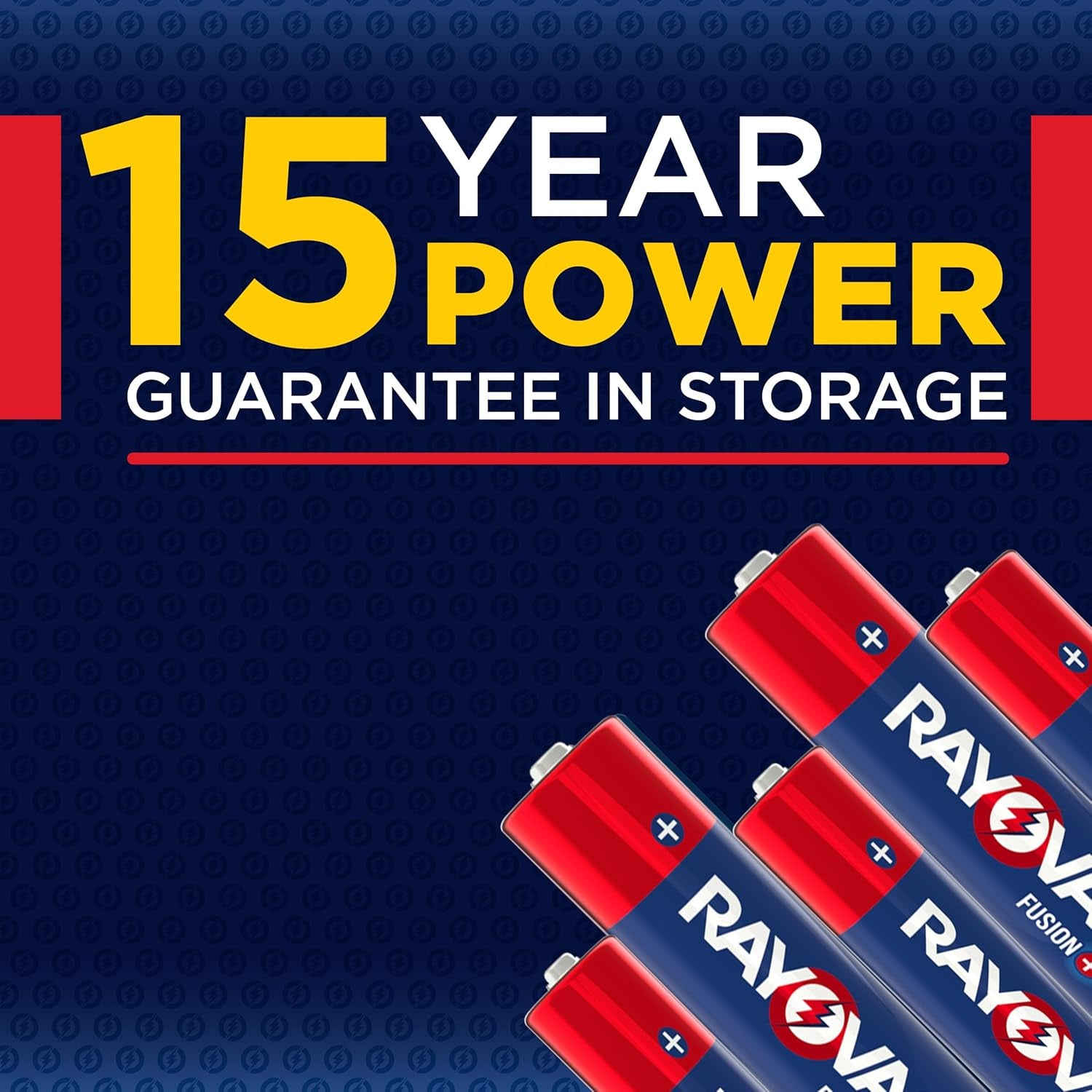 Fusion AA Batteries, Premium Alkaline Double a Batteries (8 Battery Count)